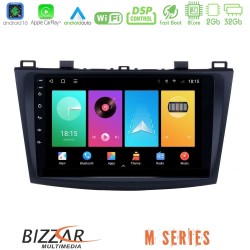 Bizzar M Series 8Core Android16 2+32GB  Mazda 3 2009-2014 Navigation Multimedia Tablet 9"