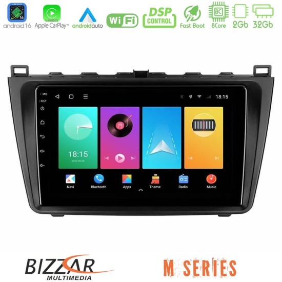Bizzar M Series 8Core Android16 2+32GB  Mazda 6 2008-2012 Navigation Multimedia Tablet 9"