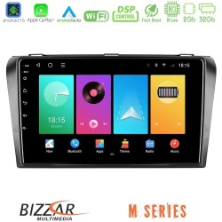Bizzar M Series 8Core Android16 2+32GB  Mazda 3 2004-2009 Navigation Multimedia Tablet 9"