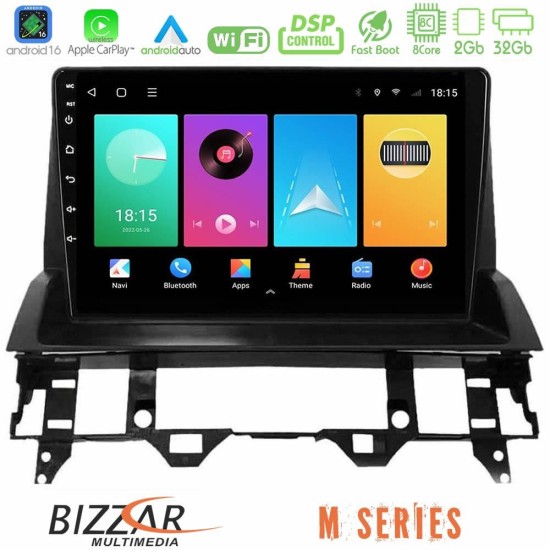 Bizzar M Series 8Core Android16 2+32GB  Mazda6 2002-2006 Navigation Multimedia Tablet 9"