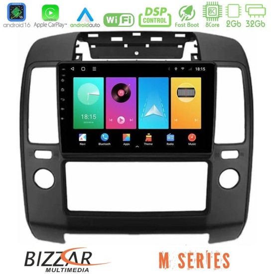 Bizzar M Series 8Core Android16 2+32GB  Nissan Navara Navigation Multimedia Tablet 9"
