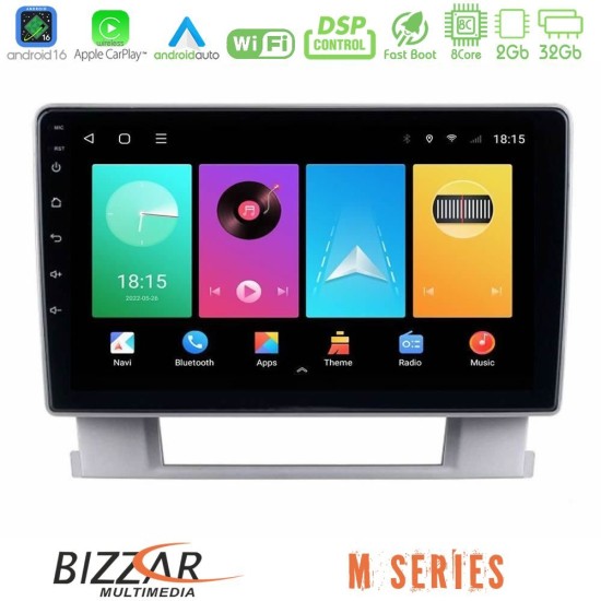 Bizzar M Series 8Core Android16 2+32GB  Opel Astra J 2010-2014 Navigation Multimedia Tablet 9"