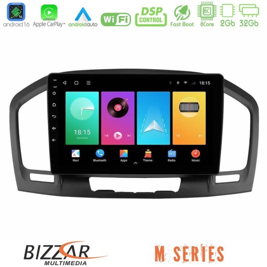 Bizzar M Series 8Core Android16 2+32GB  Opel Insignia 2008-2013 Navigation Multimedia Tablet 9"