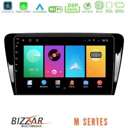 Bizzar M Series 8Core Android16 2+32GB  Skoda Octavia 7 Navigation Multimedia Tablet 10"