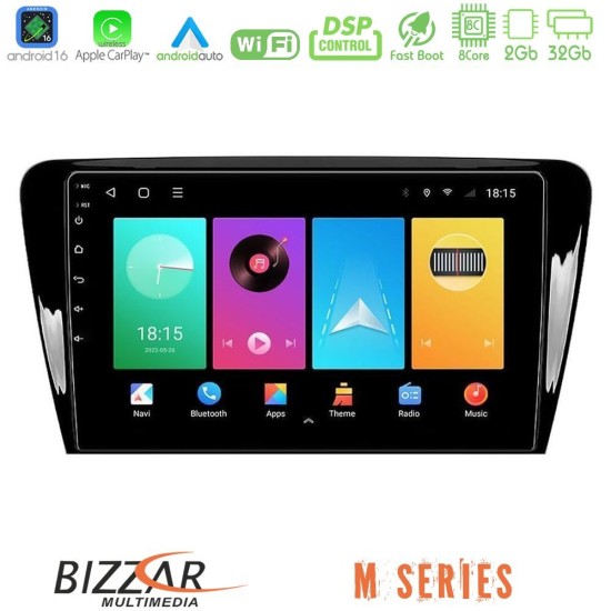 Bizzar M Series 8Core Android16 2+32GB  Skoda Octavia 7 Navigation Multimedia Tablet 10"