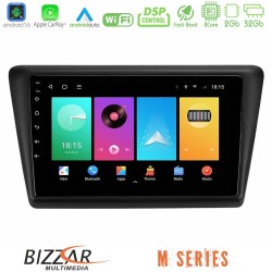 Bizzar M Series 8Core Android16 2+32GB  Skoda Rapid 2013-2017 Navigation Multimedia Tablet 9"