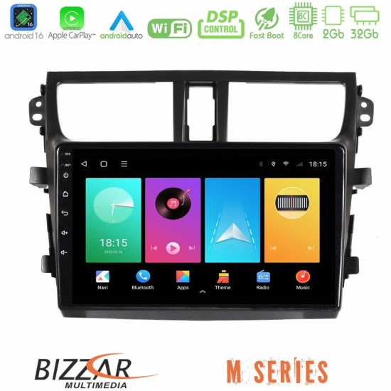 Bizzar M Series 8Core Android16 2+32GB  Suzuki Celerio 2014-2020 Navigation Multimedia Tablet 9"