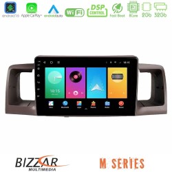Bizzar M Series 8Core Android16 2+32GB  Toyota Corolla 2002-2006 Navigation Multimedia Tablet 9"