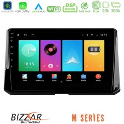 Bizzar M Series 8Core Android16 2+32GB  Toyota Corolla 2019-2022 Navigation Multimedia Tablet 10"