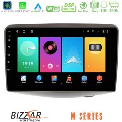 Bizzar M Series 8Core Android16 2+32GB  Toyota Yaris 1999 - 2006 Navigation Multimedia Tablet 9"