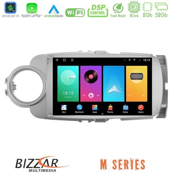 Bizzar M Series 8Core Android16 2+32GB  Toyota Yaris Navigation Multimedia Tablet 9"