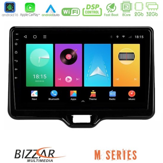 Bizzar M Series 8Core Android16 2+32GB Toyota Yaris Cross RHD 2020-> (Low Version) Navigation Multimedia Tablet 9" Bizzar M Series 8Core Android16 2+32GB Toyota Yaris Cross RHD 2020-> (Low Version) Navigation Multimedia Tablet 9"