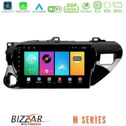 Bizzar M Series 8Core Android16 2+32GB  Toyota Hilux 2017-2021 Navigation Multimedia Tablet 10"