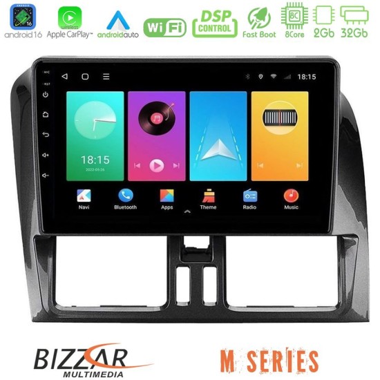 Bizzar M Series 8Core Android16 2+32GB  Volvo XC60 2009-2012 Navigation Multimedia Tablet 9"