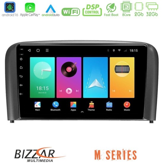 Bizzar M Series 8Core Android16 2+32GB  Volvo S80 1998-2006 Navigation Multimedia Tablet 9"