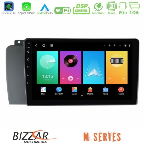 Bizzar M Series 8Core Android16 2+32GB  Volvo S60 2004-2009 Navigation Multimedia Tablet 9"
