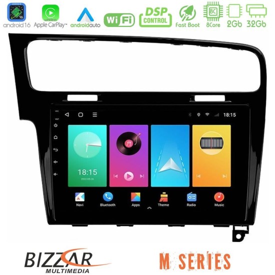 Bizzar M Series 8Core Android16 2+32GB  VW GOLF 7 Navigation Multimedia Tablet 10"
