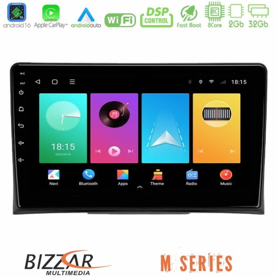 Bizzar M Series 8Core Android16 2+32GB  VW Transporter 2003-2015 Navigation Multimedia Tablet 9"