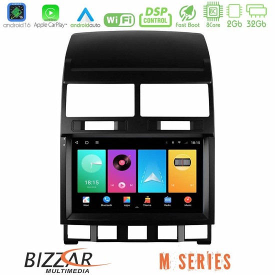 Bizzar M Series 8Core Android16 2+32GB  VW Touareg 2002 – 2010 Navigation Multimedia Tablet 9"