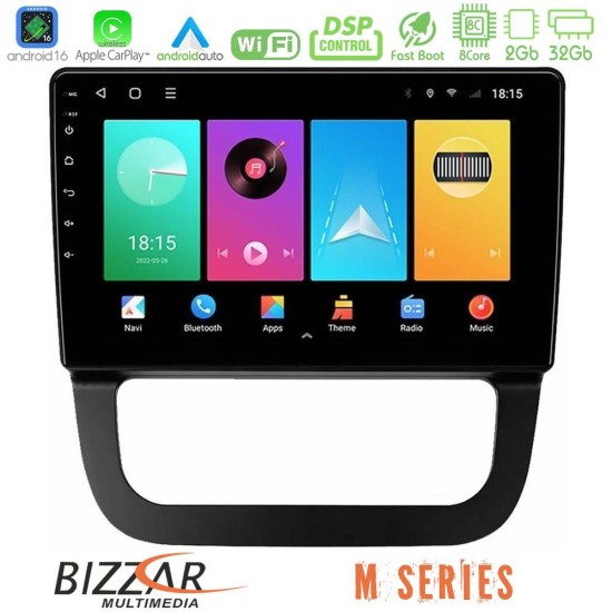 Bizzar M Series 8Core Android16 2+32GB  VW Jetta Navigation Multimedia Tablet 10"
