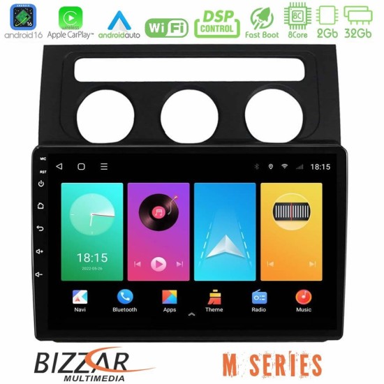 Bizzar M Series 8Core Android16 2+32GB     VW Touran 2003-2011 Navigation Multimedia Tablet 10"