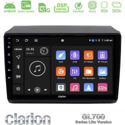 Clarion GL700 Lite Series 8Core Android ClarionOS 2+32GB Fiat Ducato/Citroen Jumper/Peugeot Navigation Multimedia Tablet 9" Με Carplay & Android Auto