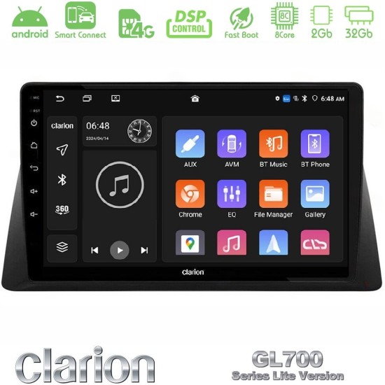 Clarion GL700 Lite Series Honda WR-V 2024-> 8Core Android ClarionOS 2+32GB Navigation Multimedia Tablet 10" Με Carplay & Android Auto Με Carplay & Android Auto