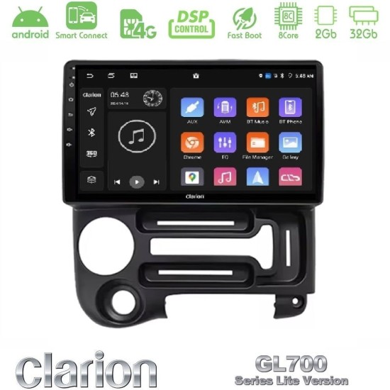 Clarion GL700 Lite Series 8Core Android ClarionOS 2+32GB Hyundai Atos 1997 – 2010 Navigation Multimedia Tablet 9" Με Carplay & Android Auto Clarion GL700 Lite Series 8Core Android ClarionOS 2+32GB Hyundai Atos 1997 – 2010 Navigation Multimedia Tablet 9" Με Carplay & Android Auto