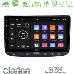 Clarion GL700 Lite Series 8Core Android ClarionOS 6+128GB Fiat Punto/ Evo Navigation Multimedia Tablet 9" Με Carplay & Android Auto Clarion GL700 Lite Series 8Core Android ClarionOS 6+128GB Fiat Punto/ Evo Navigation Multimedia Tablet 9" Με Carplay & Android Auto