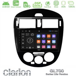 Clarion GL700 Lite Series 8Core Android ClarionOS 6+128GB Nissan Pulsar 2015-2018 (Manual A/C) Navigation Multimedia Tablet 9" Με Carplay & Android Auto