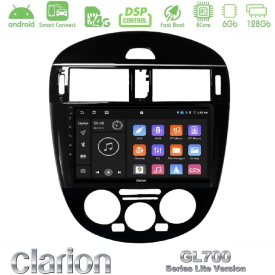 Clarion GL700 Lite Series 8Core Android ClarionOS 6+128GB Nissan Pulsar 2015-2018 (Manual A/C) Navigation Multimedia Tablet 9" Με Carplay & Android Auto Clarion GL700 Lite Series 8Core Android ClarionOS 6+128GB Nissan Pulsar 2015-2018 (Manual A/C) Navigation Multimedia Tablet 9" Με Carplay & Android Auto
