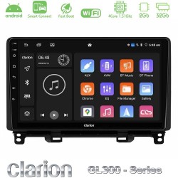 Clarion GL300 Series 4Core Android ClarionOS 2+32GB Honda Jazz RHD 2021-2025 Navigation Multimedia Tablet 10" Με Carplay & Android Auto