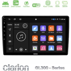 Clarion GL300 Series 4Core Android ClarionOS 2+32GB Dacia / Renault Navigation Multimedia Tablet 9" Με Carplay & Android Auto Clarion GL300 Series 4Core Android ClarionOS 2+32GB Dacia / Renault Navigation Multimedia Tablet 9" Με Carplay & Android Auto