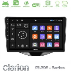 Clarion GL300 Series 4Core Android ClarionOS 2+32GB Toyota Aygo | Citroen C1 | Peugeot 108 Navigation Multimedia Tablet 9" Με Carplay & Android Auto