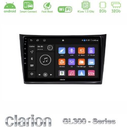 Clarion GL300 Series Volvo XC90 2006-2014 4Core Android ClarionOS 2+32GB Navigation Multimedia Tablet 10" Με Carplay & Android Auto