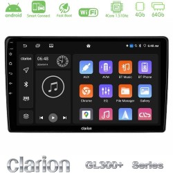 Clarion GL300+ Series 4Core Android ClarionOS 4+64GB Ford Transit 2007 – 2013 Navigation Multimedia Tablet 10" Clarion GL300+ Series 4Core Android ClarionOS 4+64GB Ford Transit 2007 – 2013 Navigation Multimedia Tablet 10"