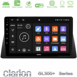 Clarion GL300+ Series 4Core Android ClarionOS 4+64GB  Honda WR-V 2024-> Navigation Multimedia Tablet 10"
