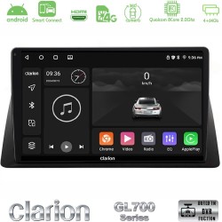 Clarion GL700 Series Honda WR-V 2024-> 8Core Android ClarionOS 4+64GB Navigation Multimedia Tablet 10" Με Carplay & Android Auto Με Carplay & Android Auto