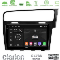 Clarion GL700 Series 8Core Android ClarionOS 4+64GB VW GOLF 7 RHD Navigation Multimedia Tablet 10" Με Carplay & Android Auto