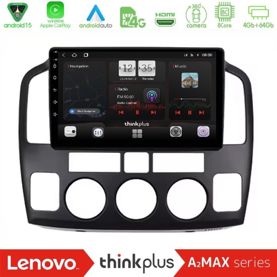 Lenovo Thinkplus A2MAX Series 8Core Android15 4+64GB  Suzuki Grand Vitara 2003-2005 Navigation Multimedia Tablet 9"