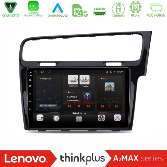 Lenovo Thinkplus A2MAX Series 8Core Android15 4+64GB  VW GOLF 7 RHD Navigation Multimedia Tablet 10"