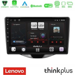 Lenovo Thinkplus Series 4Core Android15 2+32GB Toyota Aygo | Citroen C1 | Peugeot 108 Navigation Multimedia Tablet 9" Με Carplay & Android Auto