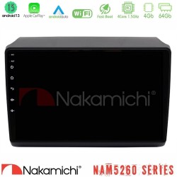 Nakamichi NAM5260 Series 4Core Android13 4+64GB Fiat Ducato/Citroen Jumper/Peugeot Navigation Multimedia Tablet 9" Με Carplay & Android Auto