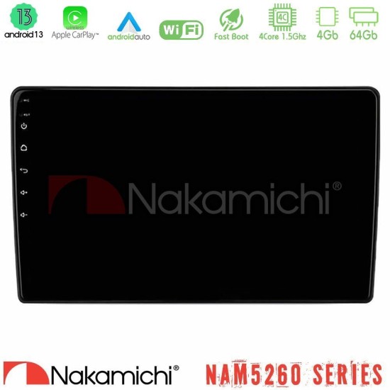 Nakamichi NAM5260 Series 4Core Android13 4+64GB Dacia / Renault Navigation Multimedia Tablet 9" Με Carplay & Android Auto