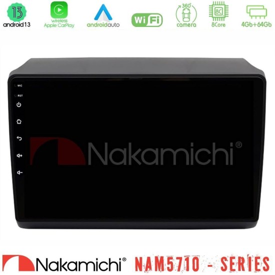 Nakamichi NAM5710 Series 8Core Android13 4+64GB  Fiat Ducato/Citroen Jumper/Peugeot Boxer Navigation Multimedia Tablet 9"