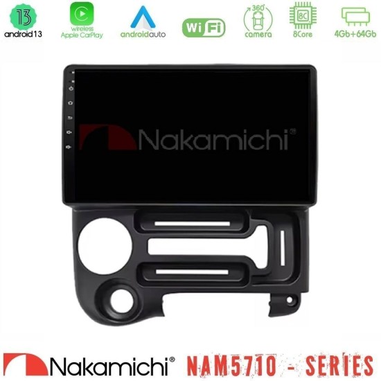 Nakamichi NAM5710 Series 8Core Android13 4+64GB Hyundai Atos 1997 – 2010 Navigation Multimedia Tablet 9"