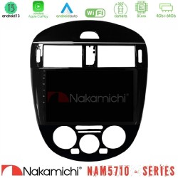 Nakamichi NAM5710 Series 8Core Android13 4+64GB  Nissan Pulsar 2015-2018 (Manual A/C) Navigation Multimedia Tablet 9"