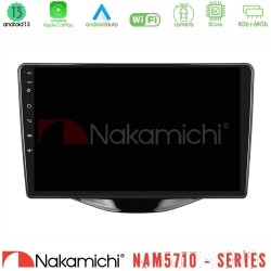 Nakamichi NAM5710 Series 8Core Android13 4+64GB Toyota Aygo | Citroen C1 | Peugeot 108 Navigation Multimedia Tablet 9"