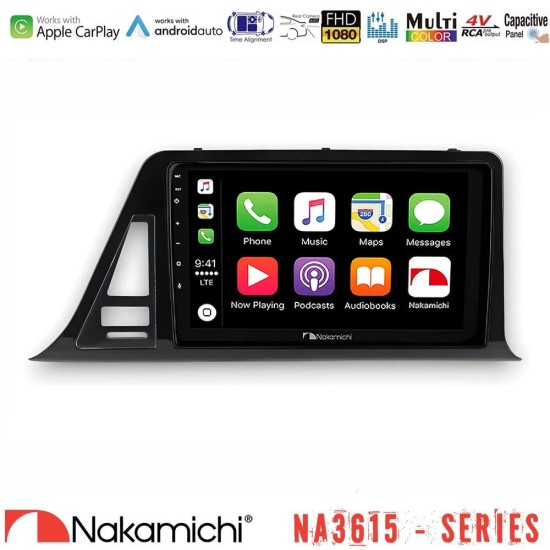 Nakamichi NA3615 Series Με Wireless Carplay & Android Auto  Toyota CH-R RHD Media Station Tablet 9"