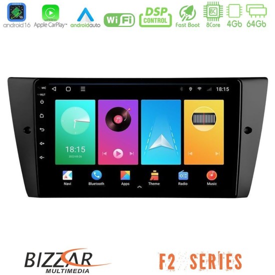 Bizzar F2 Series 8Core Android16 4+64GB BMW 3 Series 2006-2011 Navigation Multimedia Tablet 9" Bizzar F2 Series 8Core Android16 4+64GB BMW 3 Series 2006-2011 Navigation Multimedia Tablet 9"